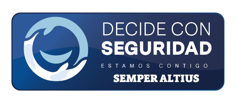 Logo-Decide con seguridad, Semper Altius